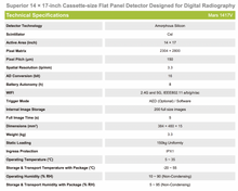Load image into Gallery viewer, Flat panel detector Mars 1417V - Human Medical

